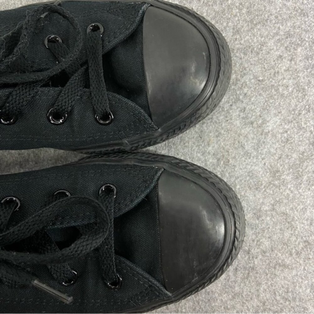 Converse Classic Monochrome Junior Black Low Top Sneakers US Size 3 - Picture 12 of 12
